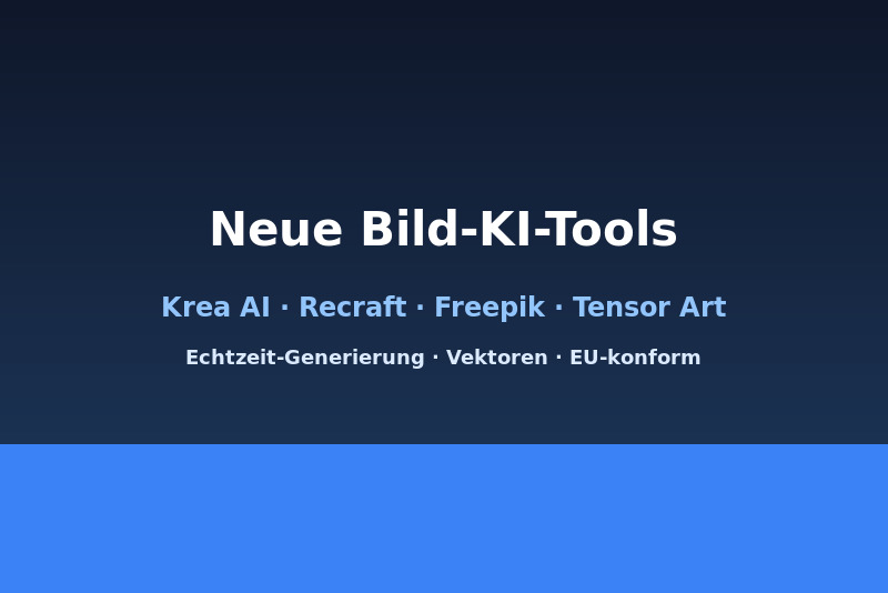 Neue Bild-KI-Tools 2026 im Überblick